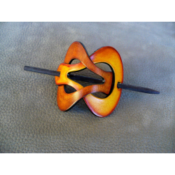 Barrette Jaune - Marron Clair