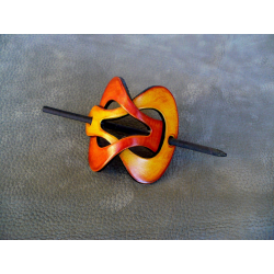 Barrette Jaune - Orange