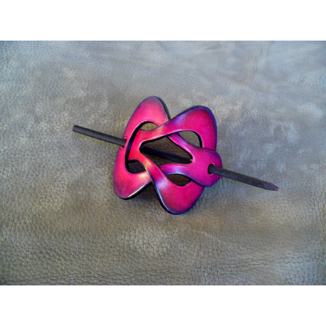 Barrette Rose - Rose