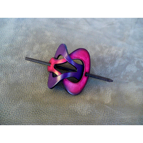 Barrette Rose - Violet