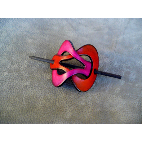 Barrette Rouge - Rose