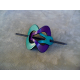 Barrette Vert - Violet