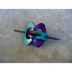 Barrette Vert - Violet